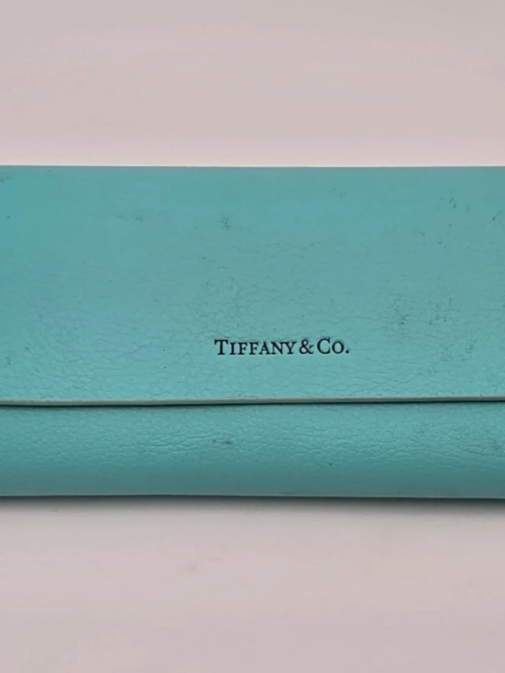 Tiffany & Co TF1020-B 6005 Silver Rhinestone Eyeglasses Frame w/ Case Italy 50mm